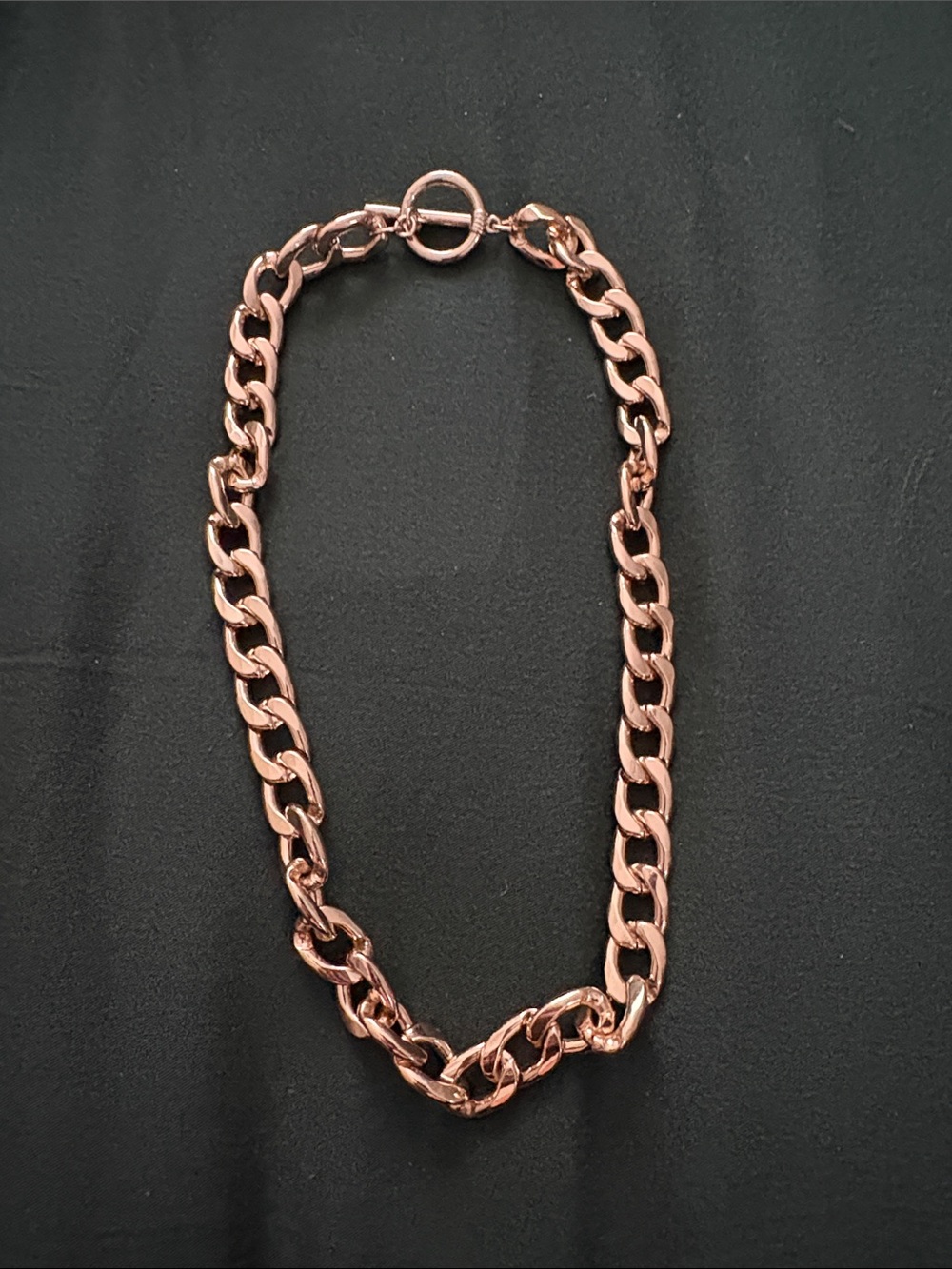 Rose Gold Chain Link Necklace - Women Jewelry